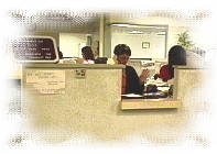 Information Desk at the License Bureau