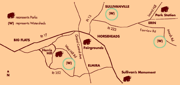 Map of Watershed